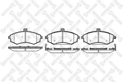 Комплект тормозных колодок STELLOX 904 002L-SX